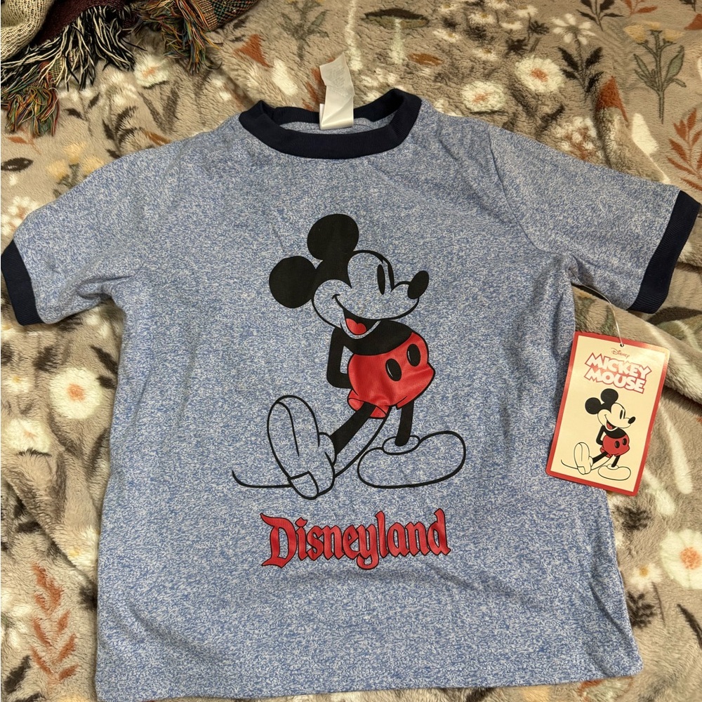 Disneyland Mickey Mouse Kids T-Shirt - Blue and Black